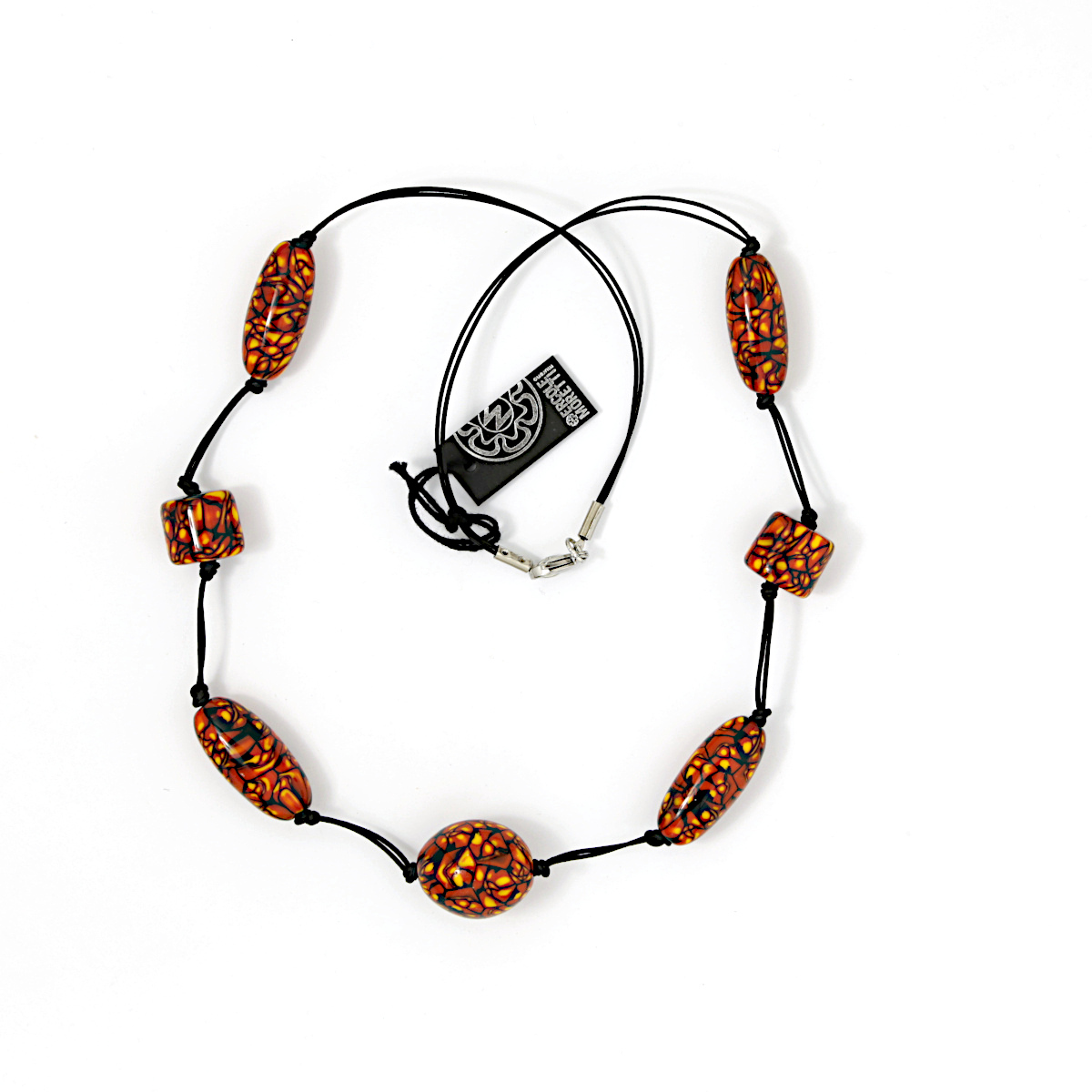 binary comment Necklace # 047 - Image 1